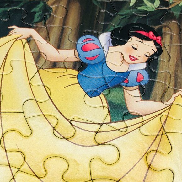 Vintage 1999 Mattel SNOW WHITE Jigsaw Puzzle 100 Piece COMPLETE - Walt Disney - Picture 4 of 10